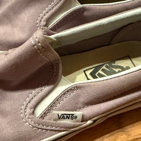 Vans Slip-On Sneakers – Lavender/Pink Canvas Women’s Size 6.5 - Picture 2 of 6